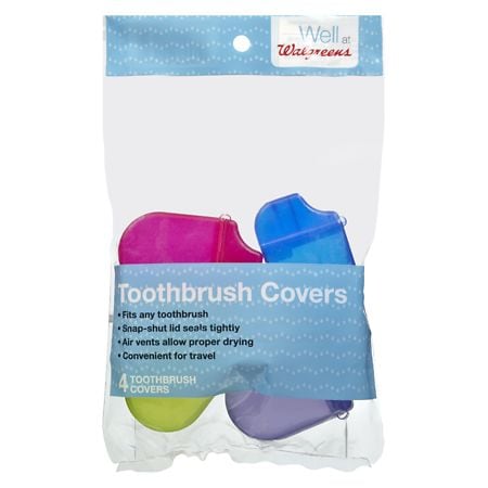 Walgreens Toothbrush Covers for Travel Assorted