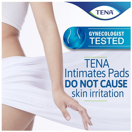 Tena Overnight Incontinence Pads For Woman, Long, 2 Pc/28 ea 