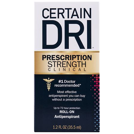 mastermind Due Muskuløs Certain Dri Prescription Strength Clinical Antiperspirant Deodorant for Men  and Women | Walgreens