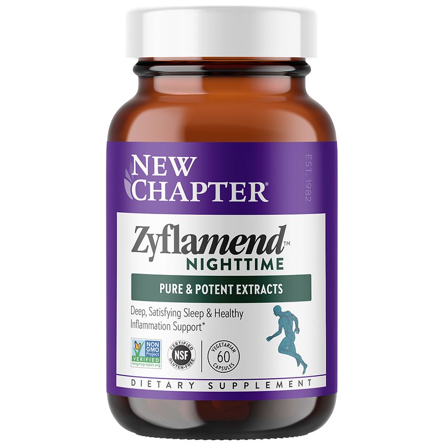 New Chapter Zyflamend Nighttime, Vegetarian Capsules | Walgreens