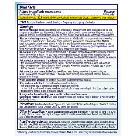 AZO Urinary Tract Defense Antibacterial Protection Tablets