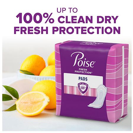 Poise Incontinence Pads for Women & Postpartum Incontinence Pads 8 Drop  Overnight Extra-Coverage, 22 count - Kroger