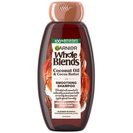 Garnier Whole Blends Smoothing Shampoo with Coconut Oil & Cocoa Butter Extracts