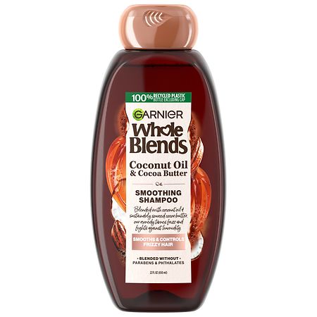 Garnier Whole Blends Smoothing Shampoo with Coconut Oil & Cocoa Butter Extracts