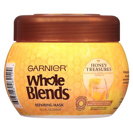 Garnier Whole Blends Repairing Hair Mask Honey Treasures, Damaged Hair | Walgreens