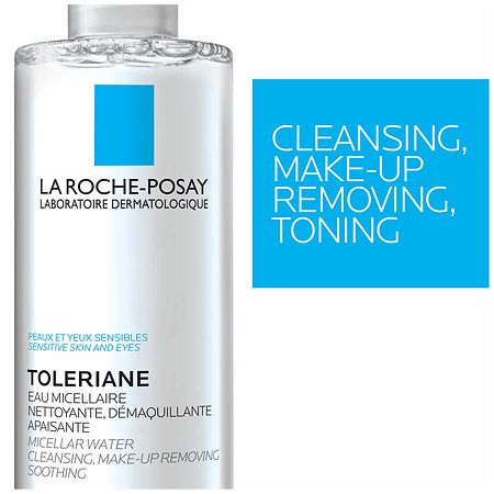 La Roche-Posay Toleriane Micellar Water Face Cleanser and Makeup