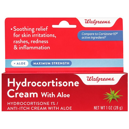 Walgreens Maximum Strength Hydrocortisone Cream With Aloe