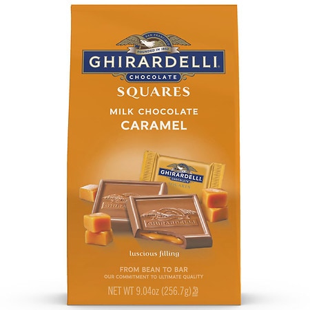 Ghirardelli Large Squares Bag Milk Chocolate & Caramel
