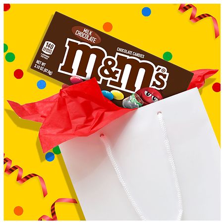 M&Ms Plain Milk Chocolate Party Size Giant (2lb Bag) Resealable