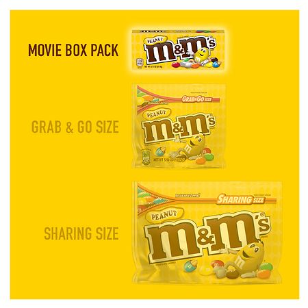 7 x M&M's Peanut Chocolate Nuts Sharing Party Bag 1kg