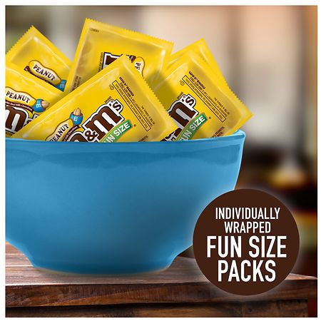 M&M's Peanut Butter Fun Size Packs Chocolate Candies, 3.68 oz - Food 4 Less