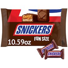 SNICKERS Minis Size Chocolate Bar Variety Mix Candy Bag, 8.9-Ounce, Packaged Candy