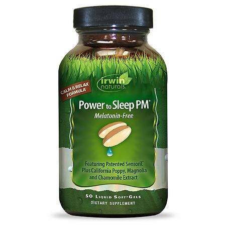 Irwin Naturals Power to Sleep PM Melatonin-Free 50 ct