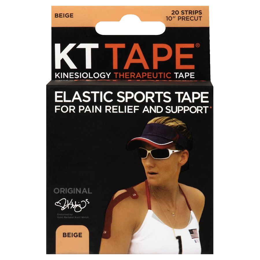 Kinesiology Tape Precut (3 Rolls 60 Strips) Waterproof Sports Tape
