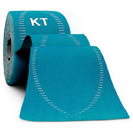 Kt Tape, Pro Synthetic Elastic Kinesiology Athletic Tape, 150 Count, 10”  Precut Strips, Sonic Blue : Target