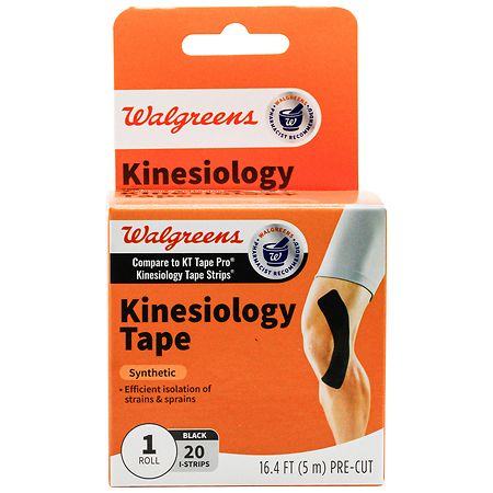 Walgreens Black I-Strips Synthetic Kinesiology Tape - 20 ct
