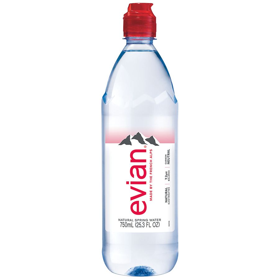 Evian Natural Spring Water, Sports Cap Walgreens
