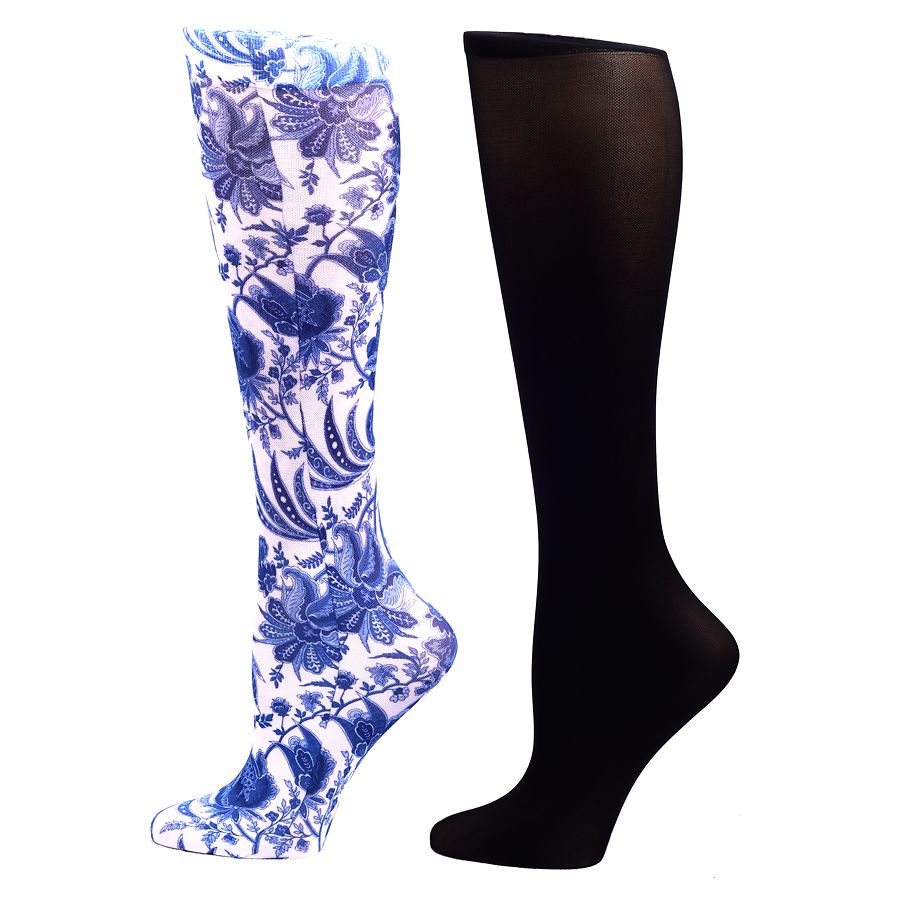 Celeste Stein Therapeutic Compression Sock navy | Walgreens