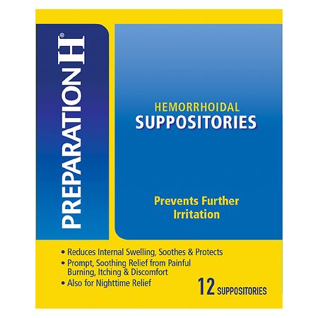 Preparation H Hemorrhoid Relief Suppositories