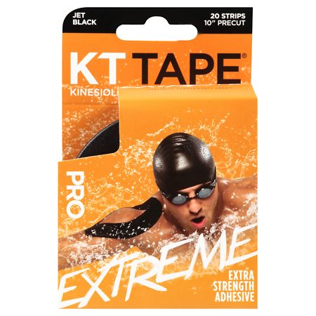 KT Tape Pro Extreme 10'' Strips Black