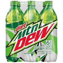 Mountain Dew Diet Soda 6 Pack Bottle | Walgreens