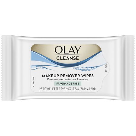 Olay Cleanse Makeup Remover Wipes Fragrance-Free