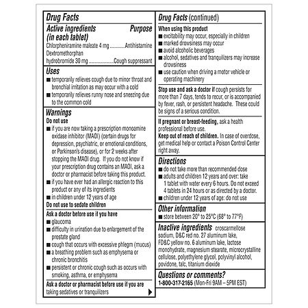 Coricidin HBP Cough and Cold Medicine