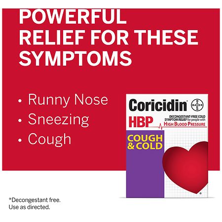 Coricidin HBP Cough and Cold Medicine