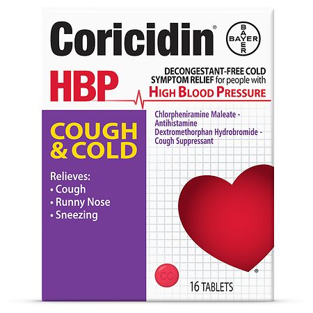 Coricidin HBP Cough and Cold Medicine