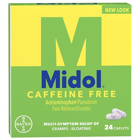 UPC 312843564138 product image for Midol Caffeine Free Menstrual Pain Relief Caplets with Acetaminophen - 24.0 ea | upcitemdb.com