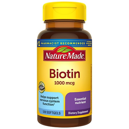 Nature Made Biotin 1000 mcg Softgels