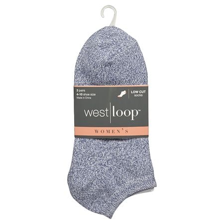 West Loop Ladies' So Soft Twist Low Cut Socks