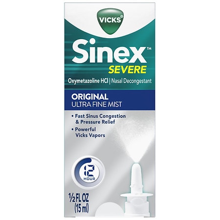 Vicks Sinex Severe Original Ultra Fine Mist Nasal Spray Decongestant