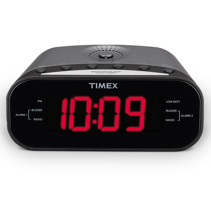 AM/FM Dual Alarm Clock Radio