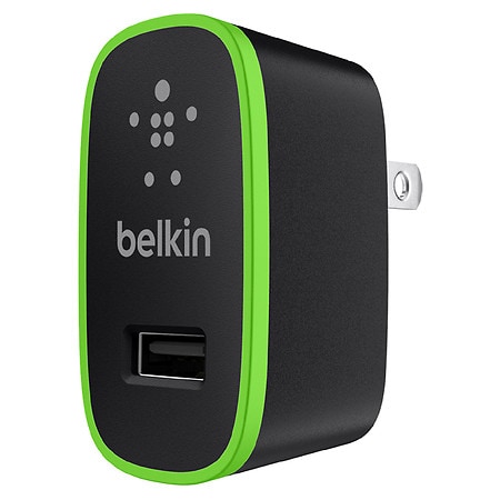 Belkin 12W USB-A Wall Charger + USB-A to Micro-USB Cable Black