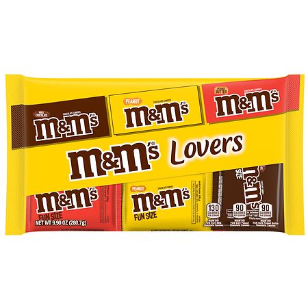 M&M's Chocolate Candies, Lovers, Fun Size - 9.90 oz