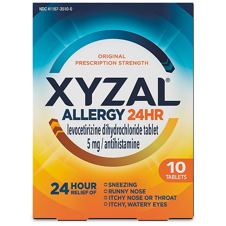 XYZAL Allergy Tablets 24-Hour Allergy Relief, Original Prescription Strength
