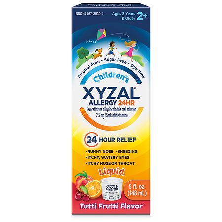XYZAL Children's Oral Solution 24 HR Tutti Fruitti
