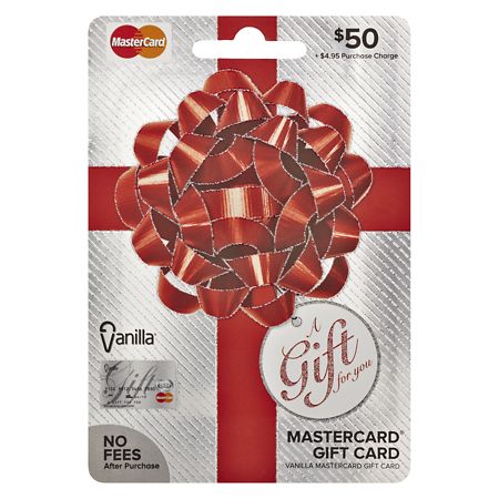 Mastercard Vanilla $50 Prepaid Gift Card
