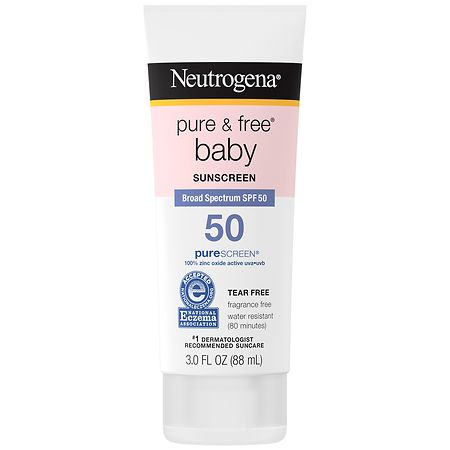 Neutrogena Pure & Free Baby Mineral Sunscreen with SPF 50 Fragrance Free
