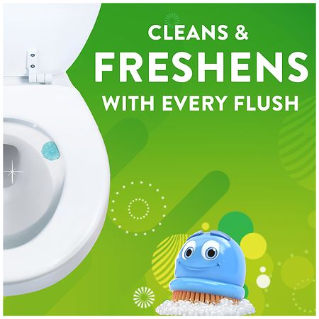 TOILET CLEANING GEL KIT OCEAN FRESH 1 DISPENSWER & 12GEL STAMPS