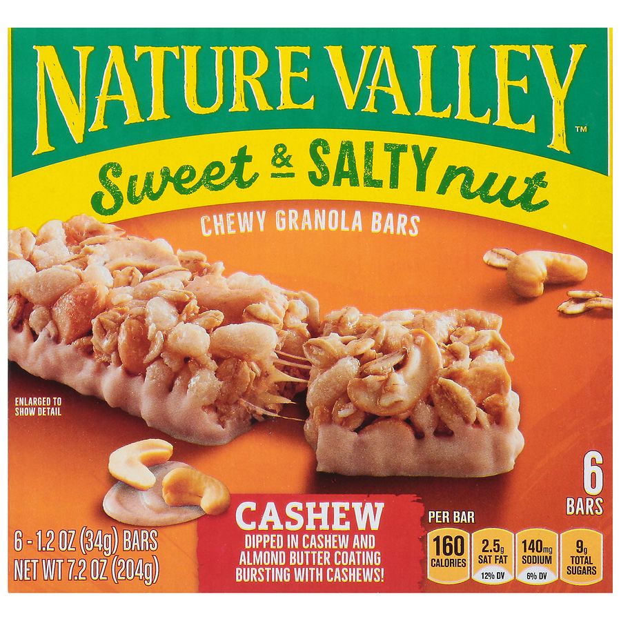 Nature Valley Sweet & Salty Granola Bar Cashew