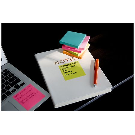 Post-it® Super Sticky Notes - Supernova Neons Color Collection