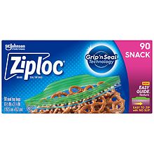 Ziploc Easy Open Tabs Sandwich Bags 125 Count (Pack of 4), Size: Small