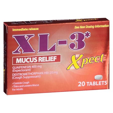 XL-3 Xpect Mucus Relief & Expectorant