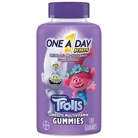 One A Day Kids Trolls Multivitamin Gummies