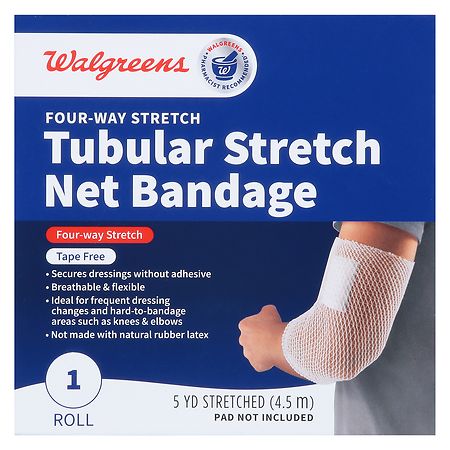  Fix Elastic Net Tubular Support Bandage - Surgical Wound  Dressing, Medical Cotton Stockinette, 10 Yards Long, Breathable & Soft  (Size 5) : Industrial & Scientific