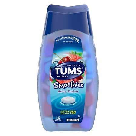 Tums Smoothies Antacid Berry Fusion