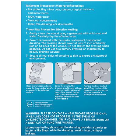 Walgreens Transparent Waterproof Dressings | Walgreens Walgreens Transparent Waterproof Dressings | Walgreens