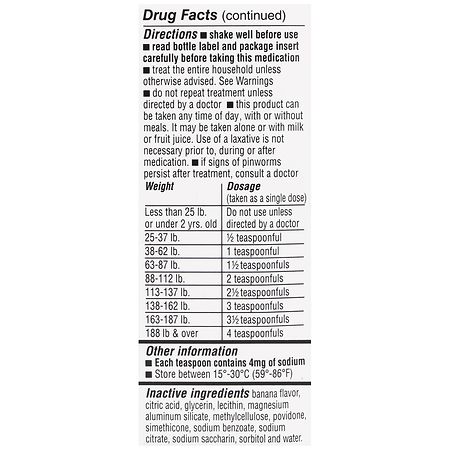Walgreens Pinworm Medicine